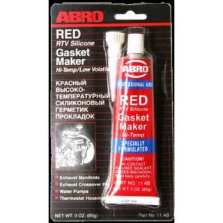 Герметик силиконовый (красный 85г) "ABRO" ― Империя Звука