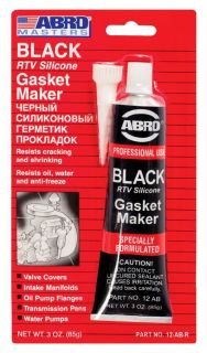 Герметик силиконовый (черный 85г) "ABRO" ― Империя Звука