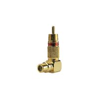 Разъем RCA Mystery MRC-6 переходник угловой